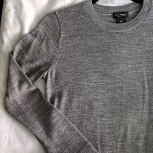 Club Monaco Italian Yarn grey wool sweater size S
